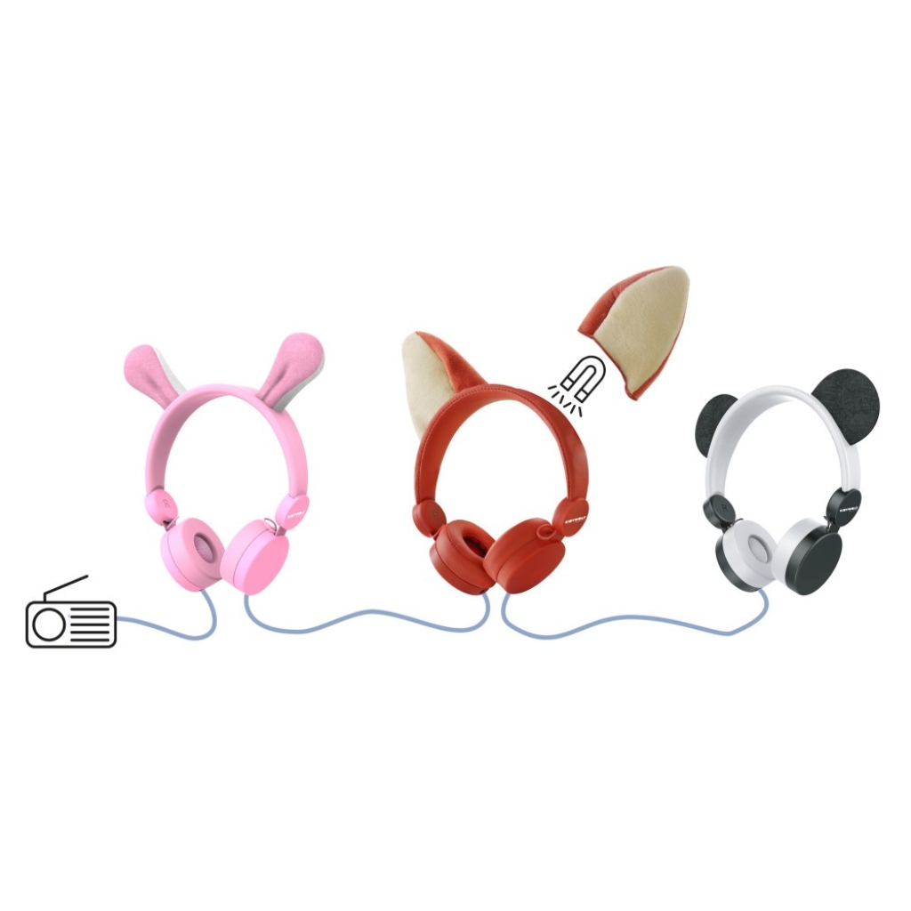 Conexión auriculares infantiles Kidywolf