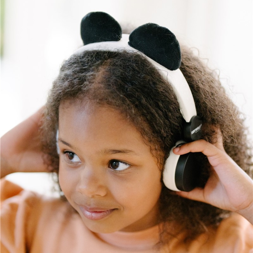 Auriculares para niños modelo oso panda Kiddywolf