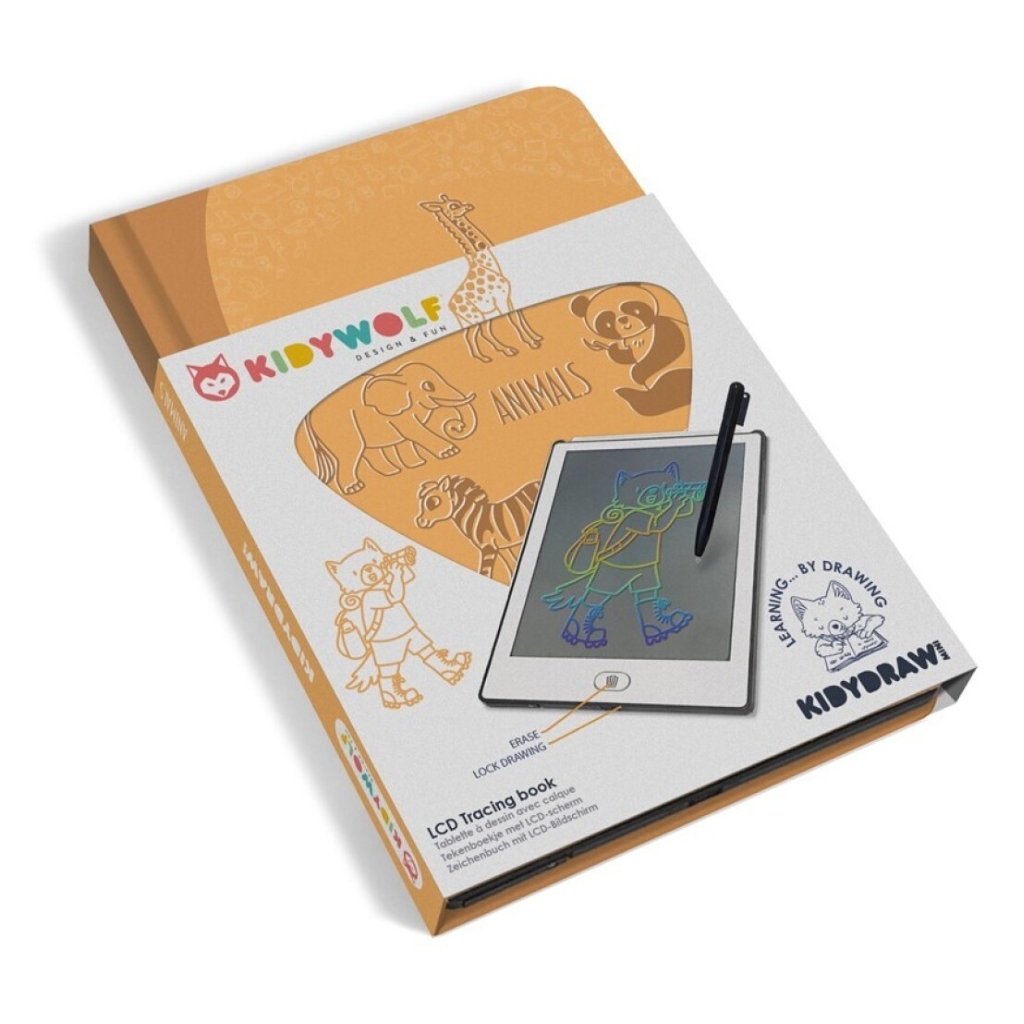 Tableta de dibujo portátil Kididraw mini Animales