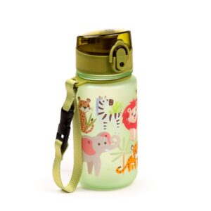 Botella infantil de 350ml y dibujos de animales