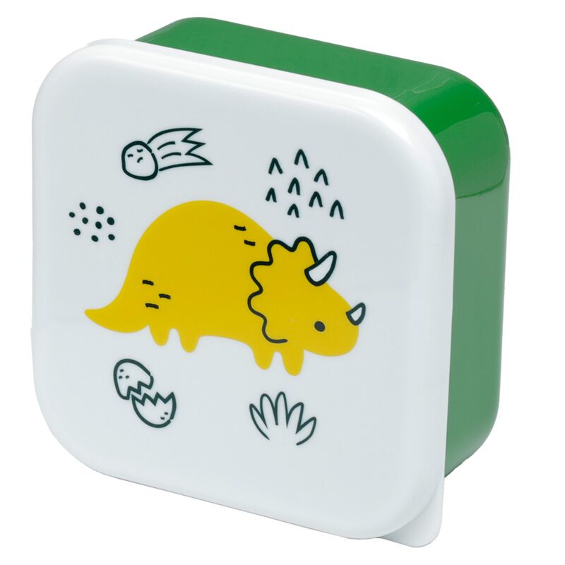 Set de 3 fiambreras infantiles con dinosaurios