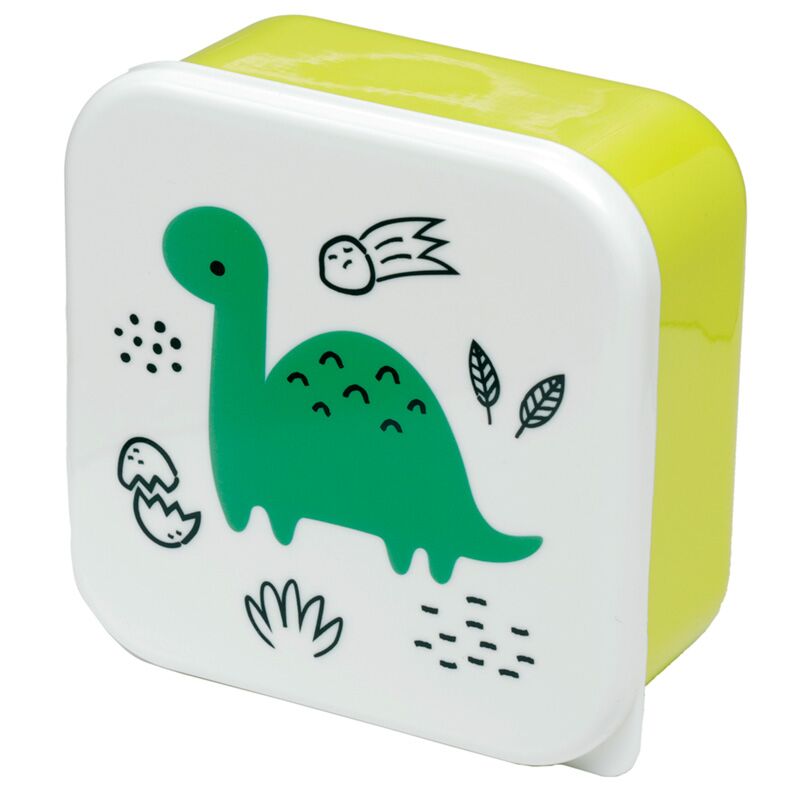 Set de 3 fiambreras infantiles con dinosaurios